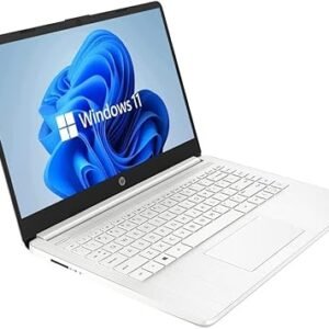 HP 14" HD Laptop, Windows 11, Intel Celeron Dual-Core Processor Up to 2.60GHz, 4GB RAM, 64GB SSD, Webcam(Renewed)
